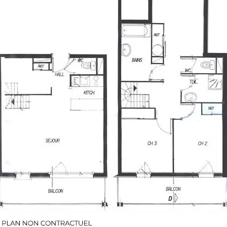Les Menuires : Duplex 4 Pieces 8/10 Pers, Wifi, Casier A Skis - Fr-1-452-83 Saint-Martin-de-Belleville